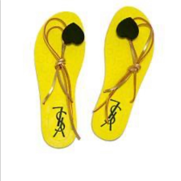 *ISO* YSL BIARRITZ HEART SANDAL - Picture 2 of 5